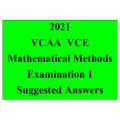 Detailed answers 2021 VCAA VCE Mathematical Methods Examination 1